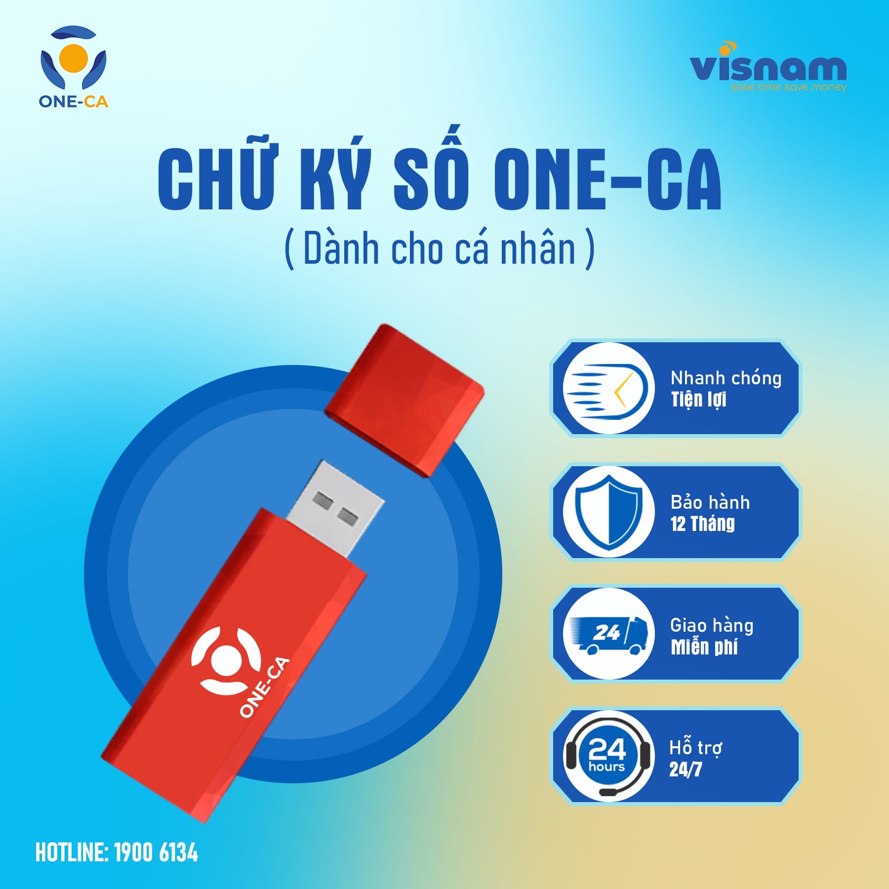 Chữ ký số ONE-CA dành cho cá nhân